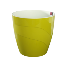 Кашпо Plast Avenue со вставкой Грация 20 х 20 см фисташковый