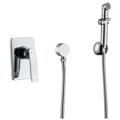 Смеситель Lemark Bellario LM6819C с гигиеническим душем, встраиваемый