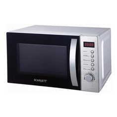 Микроволновая печь SCARLETT SC-MW9020S10D, 20 л, 700 Вт, электронное управление, таймер, серебро