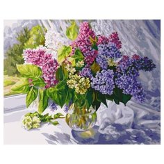 Картина по номерам GX 39105 Разноцветная сирень 40*50 Paintboy