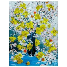 Картина по номерам 30х40 см Белоснежка 384-AS Нарциссы