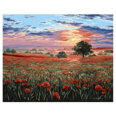 Картина по номерам GX 34860 Маковое поле 40*50 Paintboy