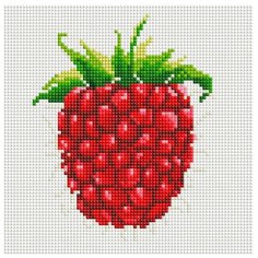 Алмазная мозаика на подрамнике 20х20 см Белоснежка 582-ST-S Малина