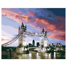Картина по номерам GX 29789 (GX 30887) Ночные огни Тауэрского моста 40*50 ДУБЛЬ Paintboy