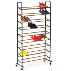 Полка для обуви металлическая Tatkraft ELLEN , 78x34х152см.