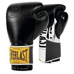 Перчатки тренировочные Everlast 1910 Classic 16oz черн.