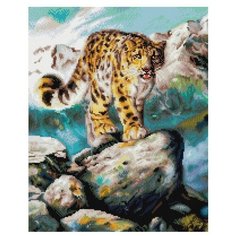 Алмазная мозаика на подрамнике 40х50 см Белоснежка 589-ST-S Ирбис