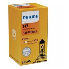 Лампа автомобильная PHILIPS Premium H7 12V 55W PX26d +30%