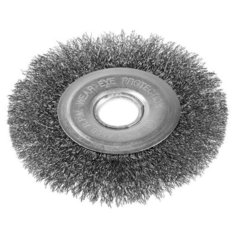 Щетка металлическая для УШМ TUNDRA, плоская, 22 мм, 125 мм 1032365