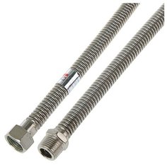 Подводка для газа сильфонная "СТМ" ГАЗ, внутренняя/наружная резьба 1/2", 120 см 3670587 CTM