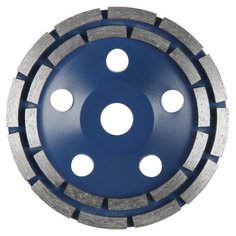 Чашка алмазная зачистная TUNDRA, двухрядная, 150 мм 1856280