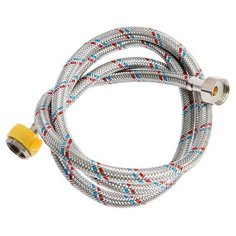 Подводка гибкая для воды ZEIN, 1/2", гайка-гайка, 150 см, с ключом для монтажа 5149031