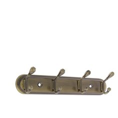 Вешалка 4-х местная, KV304AB, цвет бронза 3816882 Сима ленд