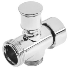 Дивертор ZEIN, для смесителя, корпус цинк, переключатель нержавейка, цвет хром 5202114