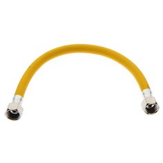 Подводка для газа "СТМ", ПВХ, внутренняя/внутренняя резьба 1/2", 40 см 4691670 CTM