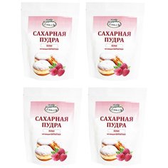 Сахарная пудра, нетающая бархатная, белая. Набор №16 из 4 шт по 50 гр.