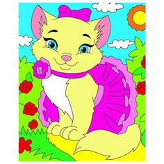 Алмазная мозаика "Милая кошечка" Рыжий кот