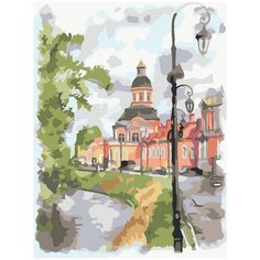 Картина-открытка по номерам Molly 20х15 см Городской пейзаж