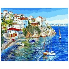 Белые домики Греции Paintboy