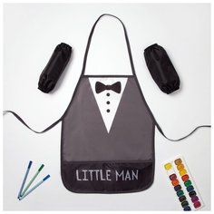 Набор детский для творчества Collorista "Little man", фартук 49*39 см и нарукавники