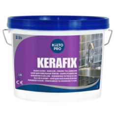 Готовый клей для керамической плитки и мозаики, Kiilto Kerafix, 4 кг.