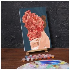 Картина по номерам Школа талантов на холсте, с подрамником, "Нежность", 20*30 см