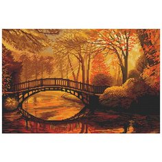 Картина стразами Осенний парк 40 x 60 см Ah5325 Алмазное хобби