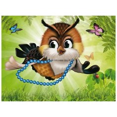 Алмазная мозаика 15х20 УЧУСЬ ЛЕТАТЬ (16 цветов) Molly