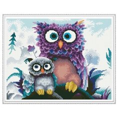 Алмазная мозаика с нанесенной рамкой 40х50 СЕМЕЙНЫЙ ПОРТРЕТ (34 цвета) Molly