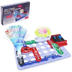 Конструктор электронный «Световые представления», 8 схем, 17 деталей ЭВРИКИ