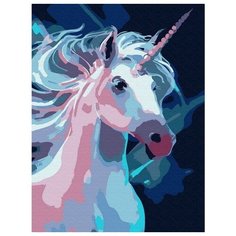 Картина по номерам 15х20 СКАЗОЧНЫЙ ЕДИНОРОГ (13 цветов) Molly