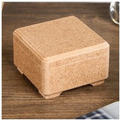 Шкатулка для декора из МДФ 10х10х6,5 см 4442537 Сима ленд