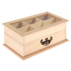 Шкатулка дерево для росписи "Секреты рукодельницы" 13,5х23,5х10 см 2811575 Сима ленд