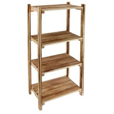 Этажерка напольная 4 яруса 50 х 35 х110 см, "Термо" липа Добрая баня 1490772 Добропаровъ