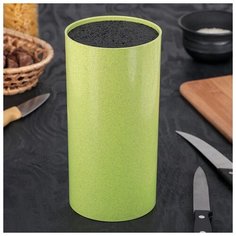 Подставка для ножей "Нежность" 22х11 см, цвет зеленый 4098627 Сима ленд