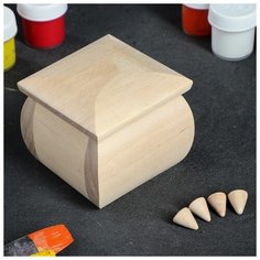 Шкатулка заготовка 8х8х7,5 1893541 Доброе дерево