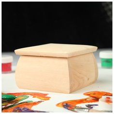 Шкатулка заготовка 11х11х7,5 1893540 Доброе дерево