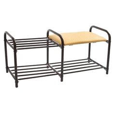 Этажерка "ЛЮКС 1" ЭТЛ1/Ч черный 1298566 Nika