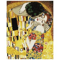 Алмазная мозаика Paintboy Original GF 1172 Поцелуй Густава Климта 40х50см