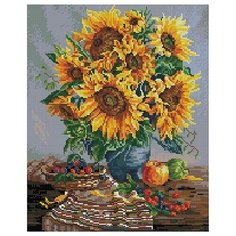 Алмазная мозаика Paintboy Original APK 59024 Подсолнухи (Дандорф Ольга) 40х50 см.