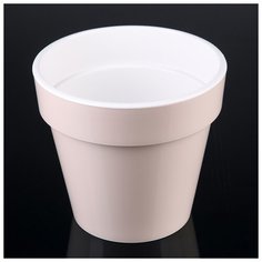 Кашпо со вставкой 3,5 л "Порто", цвет жемчужный 4318554 Plast Avenue