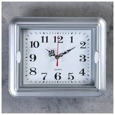 Часы настенные, серия: Классика, "Янита", 22х3х18 см, 1 АА, плавный ход 4719218 Сима ленд