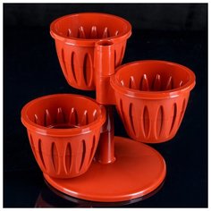 Кашпо многоярусное "Каскад", цвет терракот 1295361 Plast Avenue