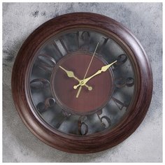 Часы настенные, серия: Интерьер, "Филлис", d=34 см 2761163 Сима ленд