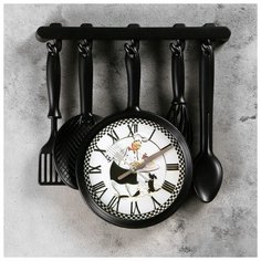 Часы настенные, серия: Кухня, "Повар с собачкой", 30х33 см 911436 Сима ленд