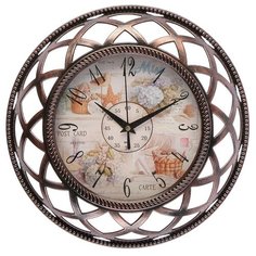 Часы настенные, серия: Интерьер, "Нотки прованса", d=30 см 3018346 Сима ленд