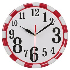 Часы настенные классика, круглые 24 см 3640631 Сима ленд