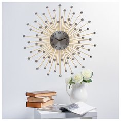 Часы настенные, серия: Ажур, "Ёжик", d=50 см 1586078 Сима ленд