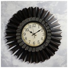 Часы настенные, серия: Интерьер, "Альти", d=75 см, 3 АА, плавный ход 5180684 Сима ленд