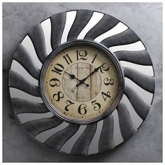 Часы настенные, серия: Интерьер, "Лучики Солнца", тёмно-коричневые, d=58 см 3014870 Сима ленд